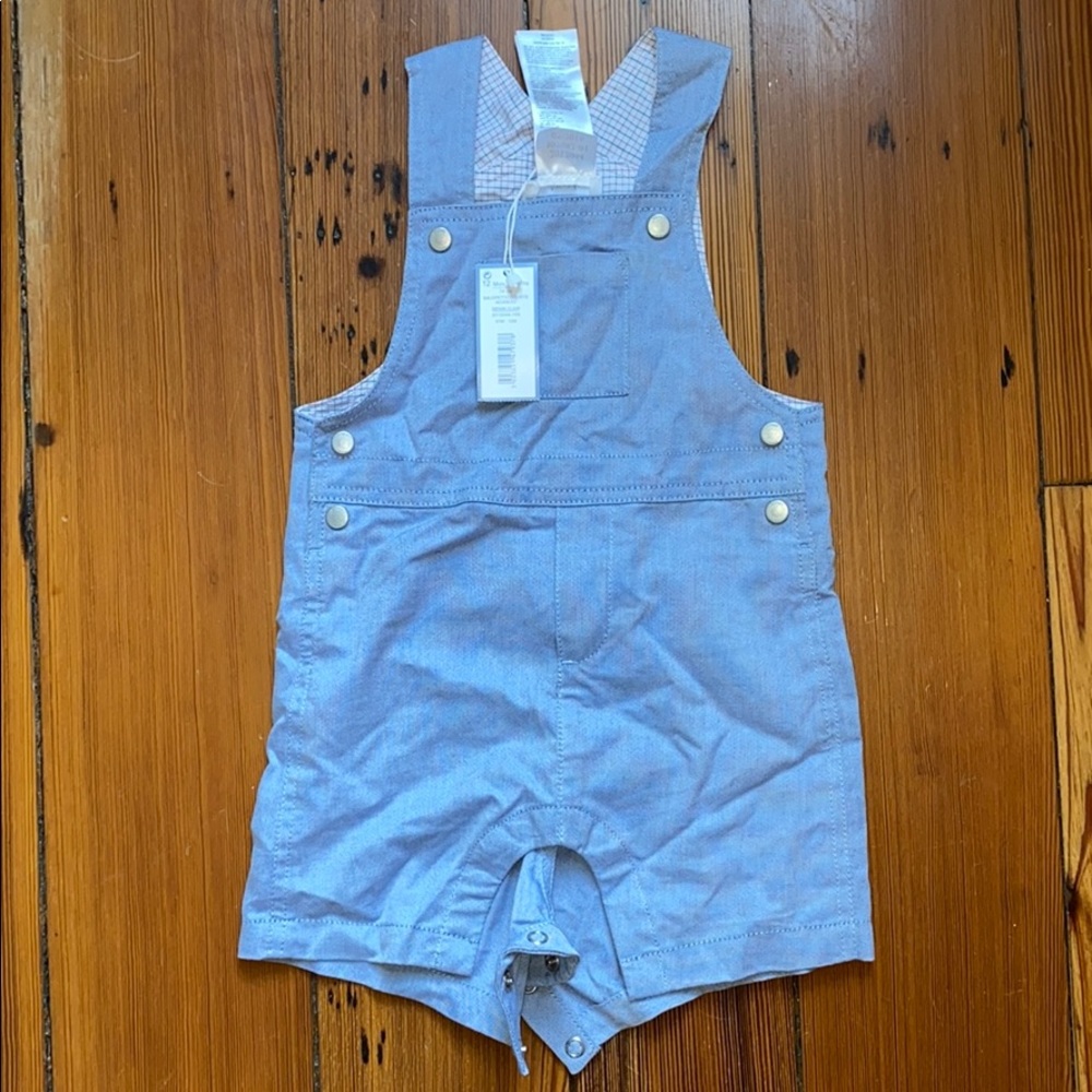 Jacadi shortalls 12m. New With Tags.
